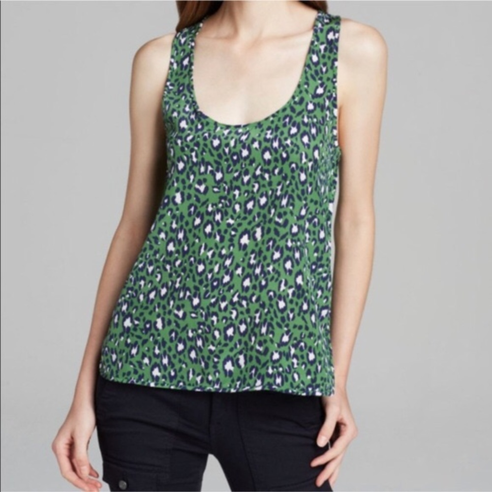 Joie animal print shell tank top